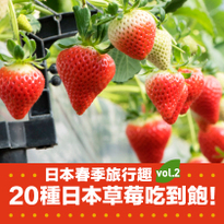 日本春季旅行趣vol.2 20種日本草莓吃到飽！採草莓之旅