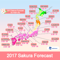 Sakura Forcast for 2017