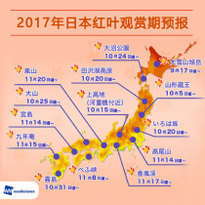 行前确认！日本各地红叶狩最佳时间表