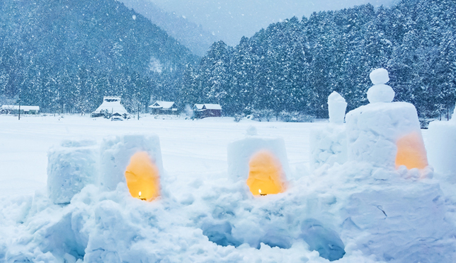 京都玩雪趁現在！京都美山町雪燈廊活動欣賞日本茅葺部落之美！