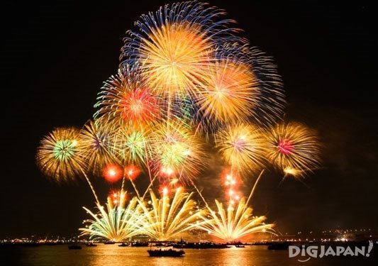 Hiroshima Port Dream Fireworks Festival1
