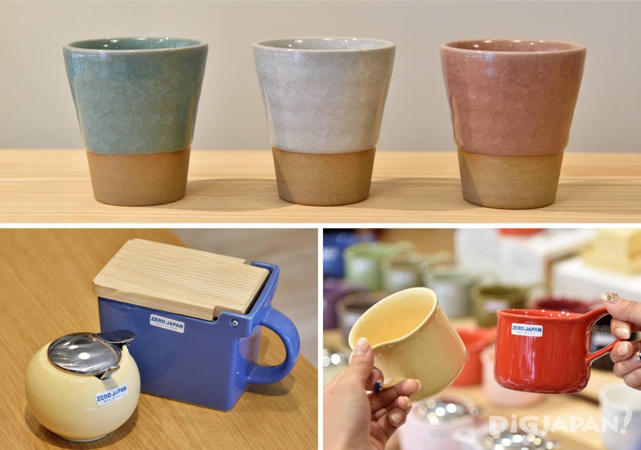 Kakesu Zakka-ten selection of teacups, teapots, and more