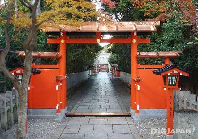 Kurumazaki-jinja Shrine in Kyoto