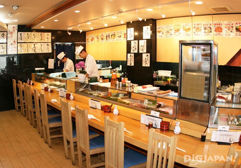 Umegaoka sushi no Midori_ภายในร้าน