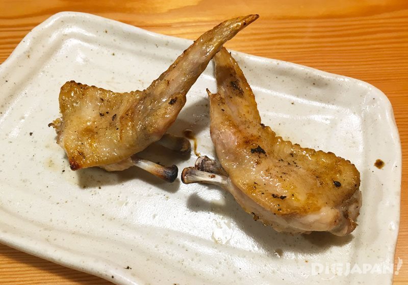Yakitori tebasaki chicken wings