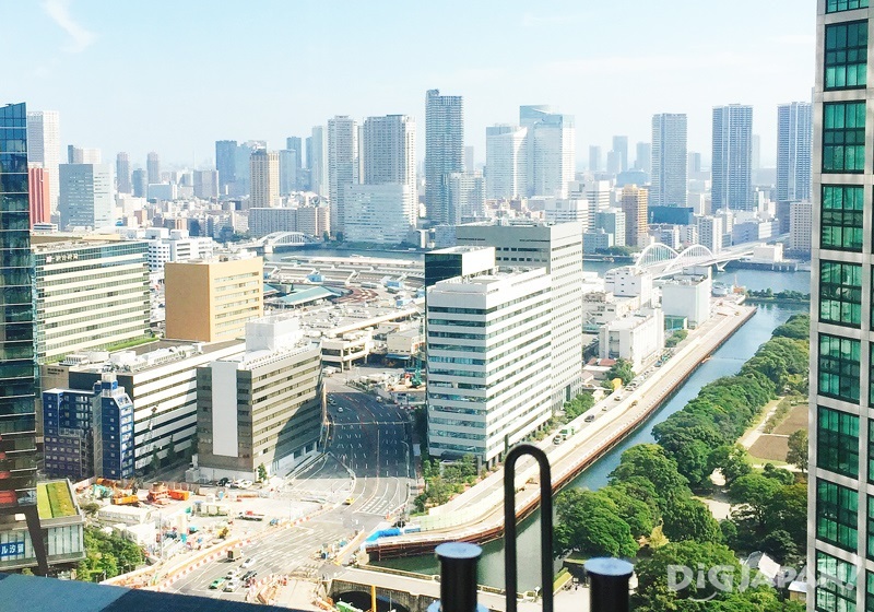 從24樓景觀餐廳眺望東京