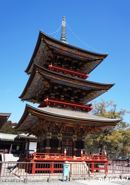 Naritasan Shinsho-ji Temple sanjunoto ('three storied pagoda') 