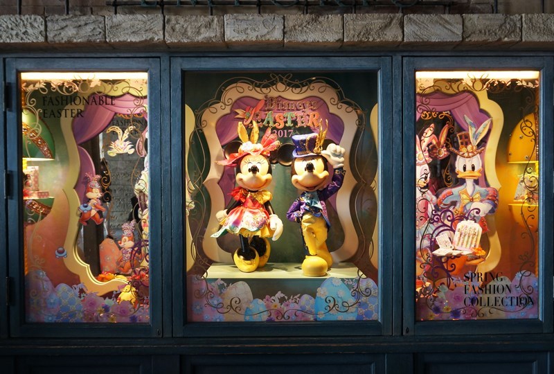 東京迪士尼海洋復活節櫥窗装飾