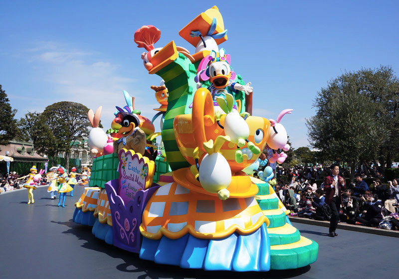 東京迪士尼樂園特別遊行表演「兔耳蛋大脫逃」3
