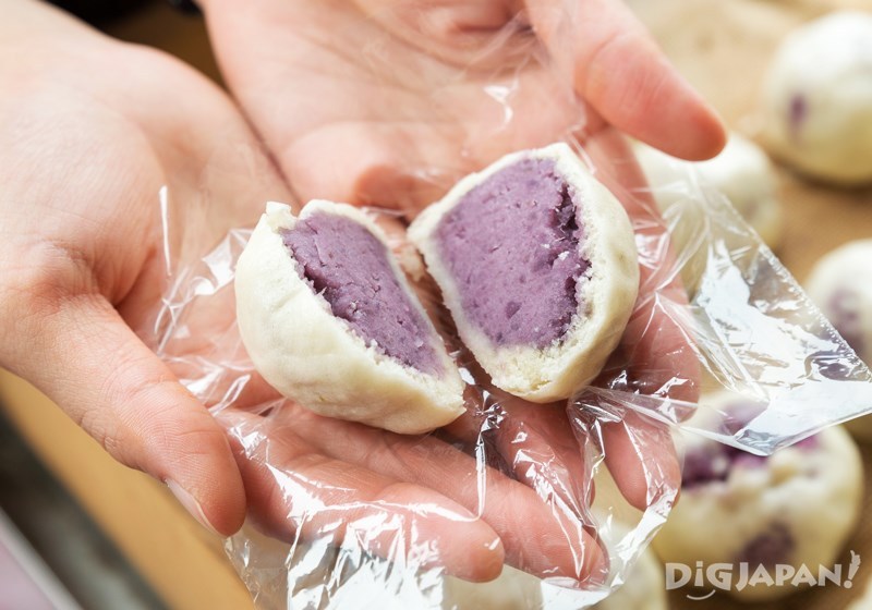 稻葉屋本舖 紫芋饅頭