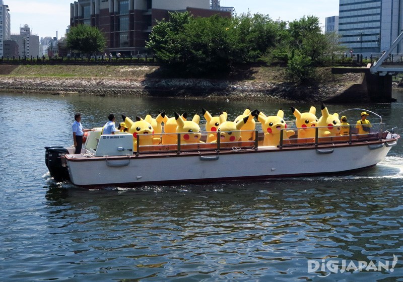 A boat-full of Pikachu