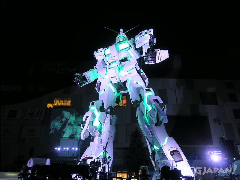 The Unicorn Gundam Night Exhibition4