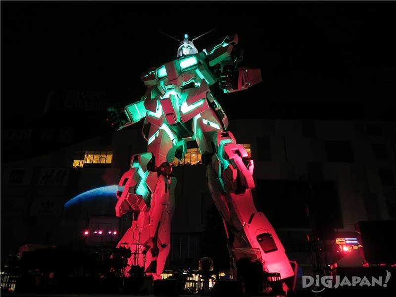 The Unicorn Gundam Night Exhibition5
