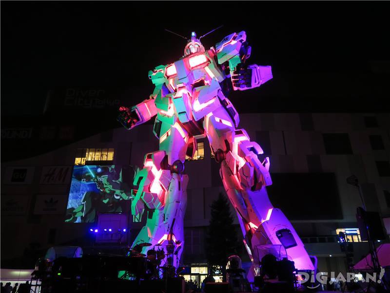The Unicorn Gundam Night Exhibition6