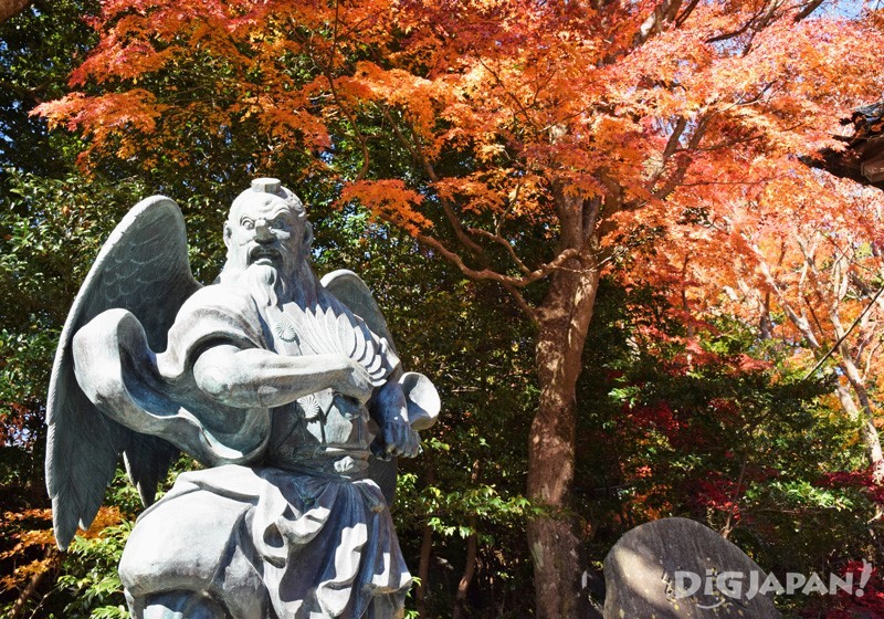 Tengu statue on Mount Takao 
