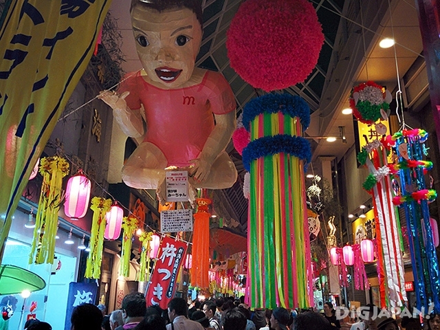 เทศกาลทานาบาตะ ช่วงเดือนสิงหาคมที่บริเวณ  Asagaya Pearl Center 