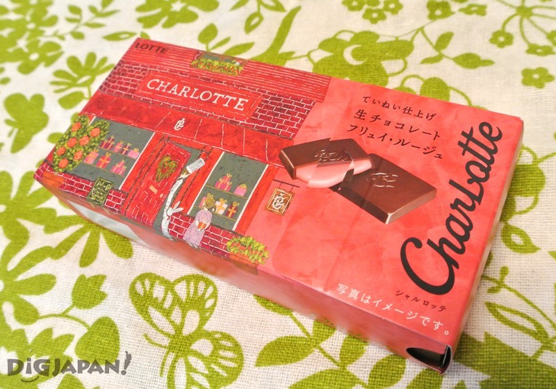 LOTTE Charlotte生巧克力《紅莓》外盒