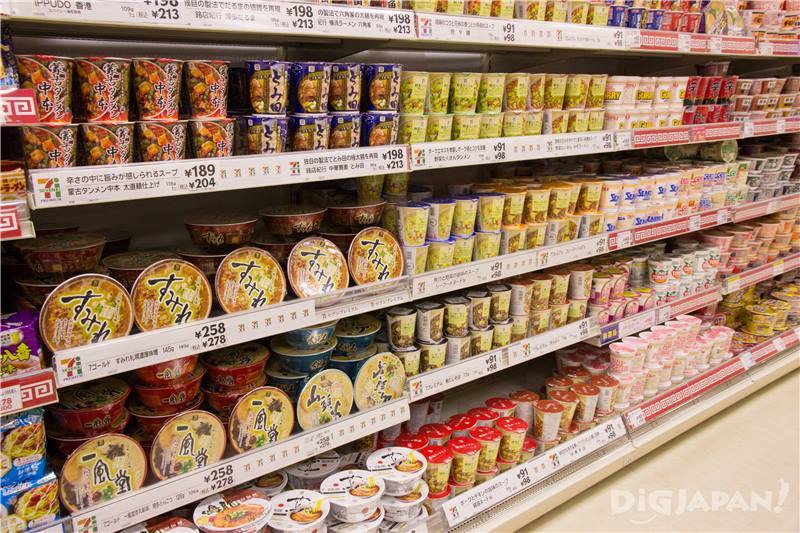 Popular cup noodles such as Nisshin and Toyo Suisan(Maruchan)