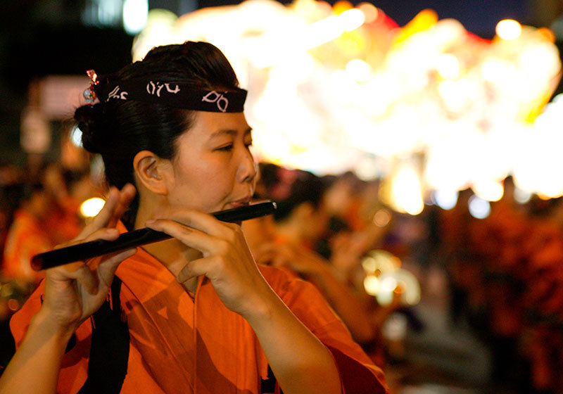 Aomori Nebuta Festival - Hayashikata musician