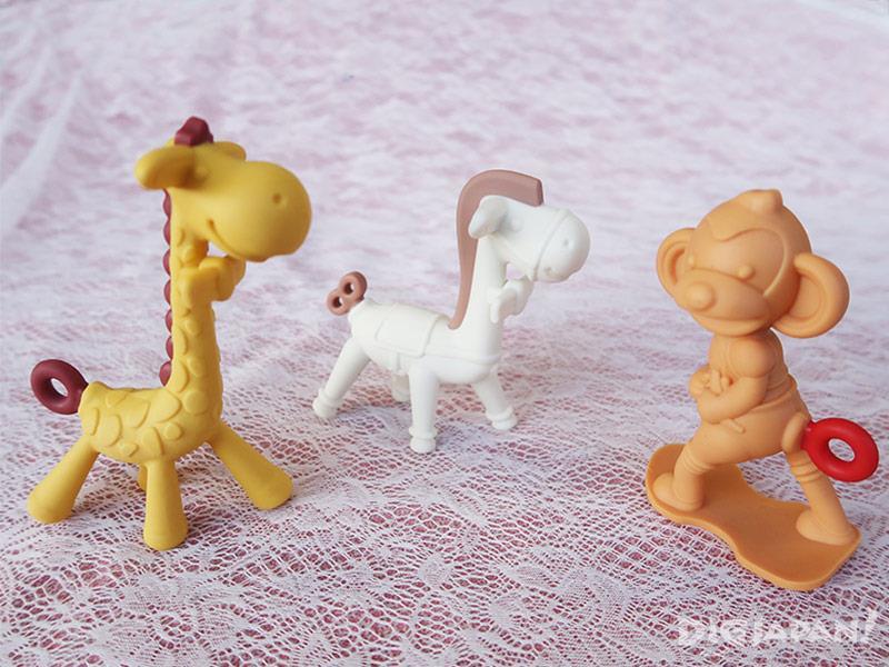 宝宝可使用的动物形状玩具