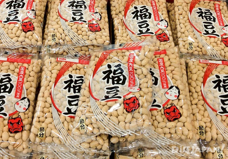 Setsubun beans traditional design