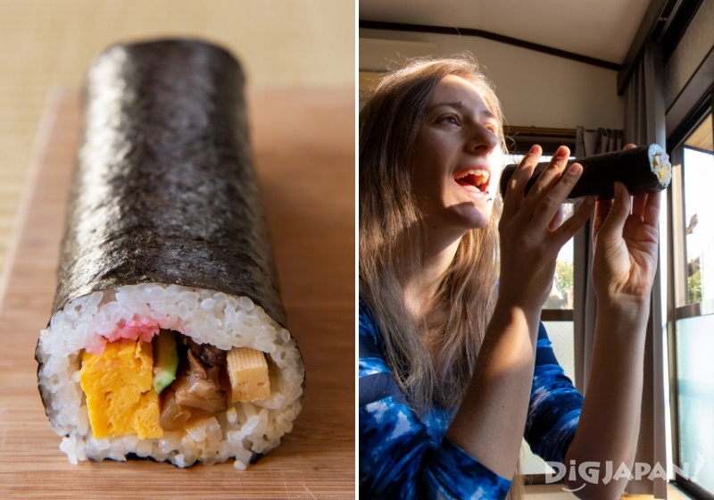 Ehomaki sushi rolls
