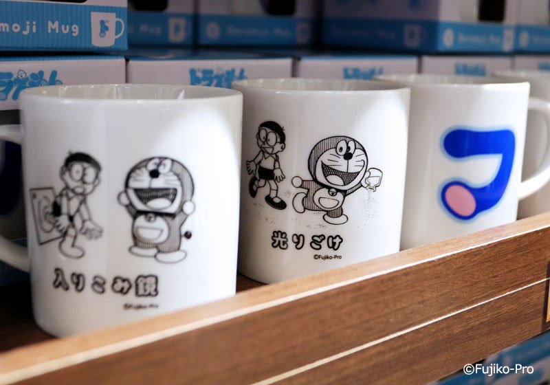Doraemon font mug