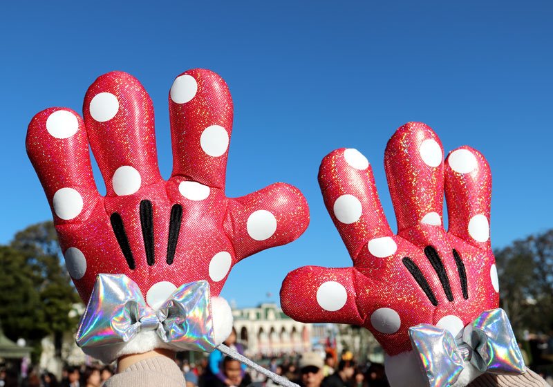 東京迪士尼樂園「魅力魅力米妮！」特別商品手套