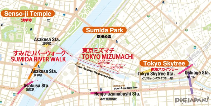 Tokyo Mizumachi New Attraction Opens Between Asakusa And Tokyo Skytree Digjapan